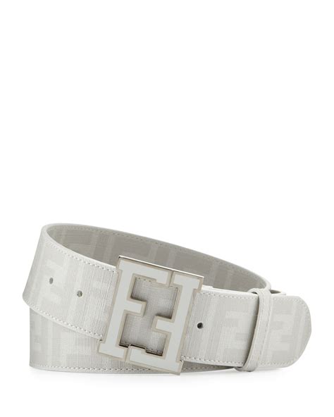 fake all white fendi belt|fendi belt men white.